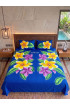 Hand Painted Rayon Bedsheet Set King Size